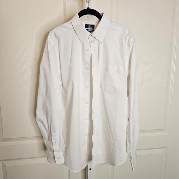 George Other - George Men's Slim Fit White Dress Shirt